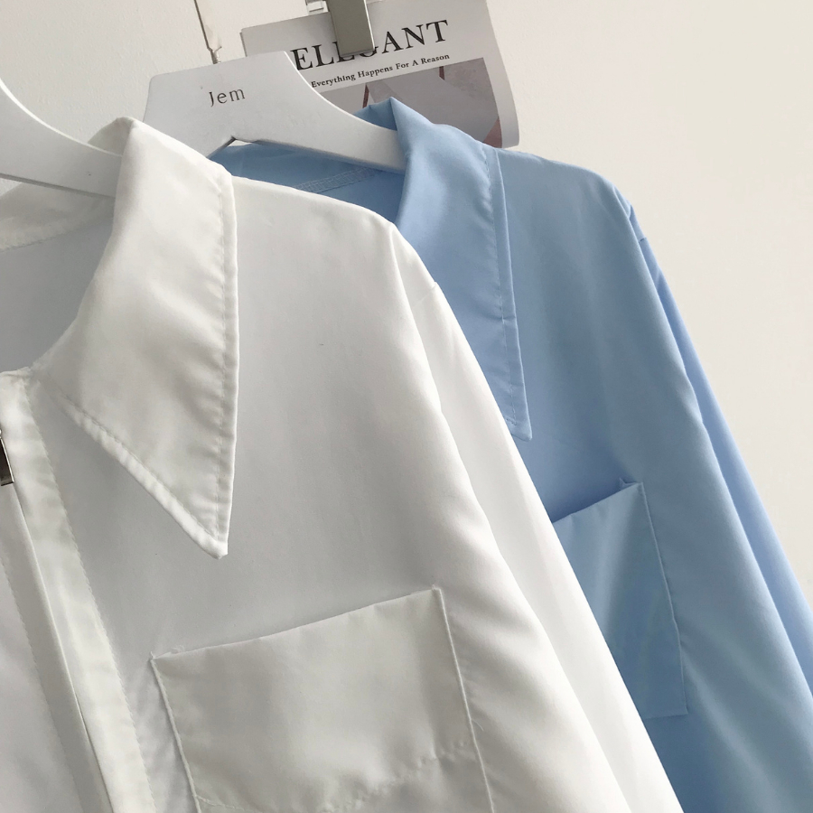 Áo sơ mi dài tay nữ chất vải fox mịn YYE 10581 - Jemcloset