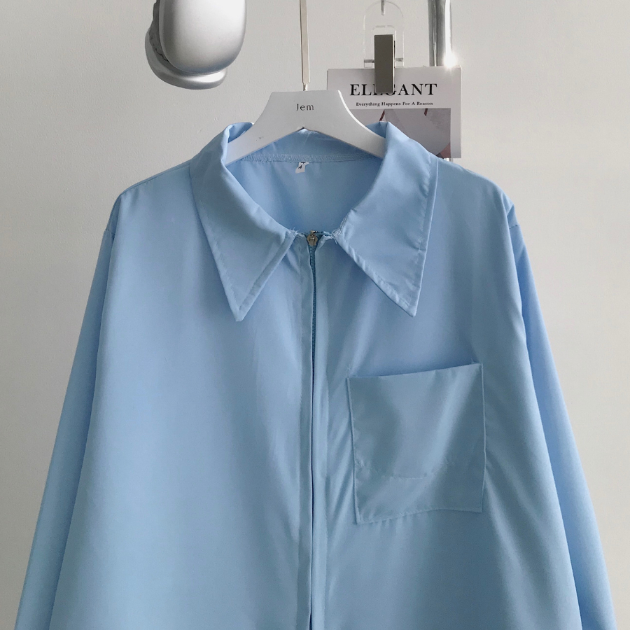 Áo sơ mi dài tay nữ chất vải fox mịn YYE 10581 - Jemcloset