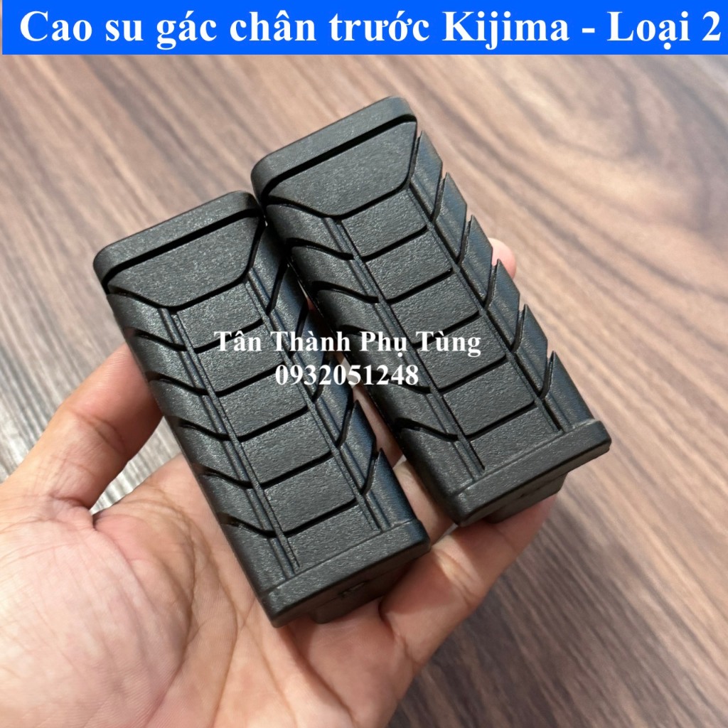 Cao su gác chân trước Kijima gắn nhiều dòng xe