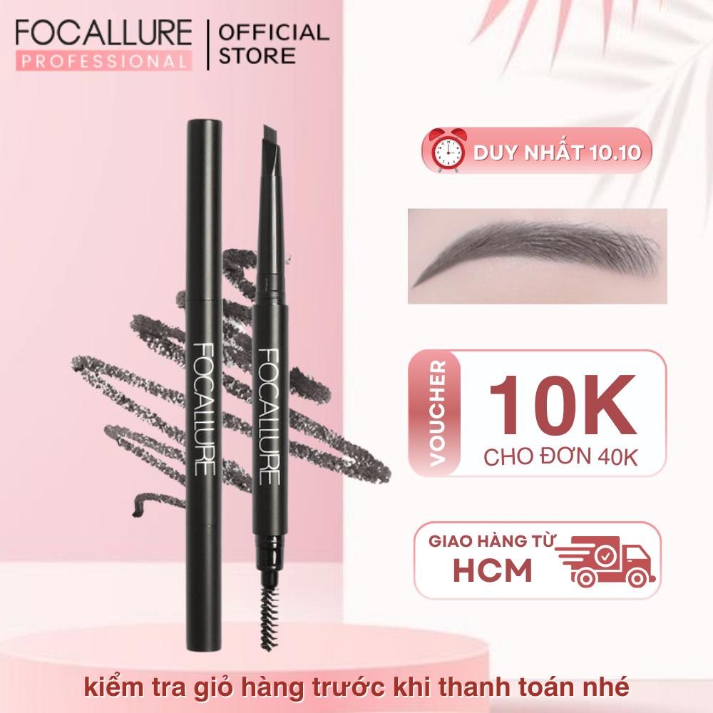 FOCALLURE Chì kẻ mày tự nhiên chống thấm nước lâu trôi 3 màu 25g