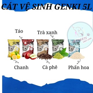 Cát GENKI Nhật Bản - 5L Cát vệ sinh cho mèo