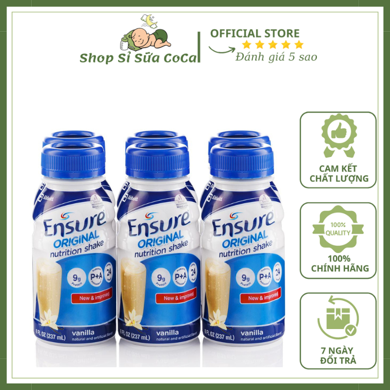 Sữa Nước Abbott Ensure 237ml - Lốc 6 Chai