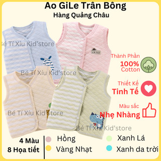 Áo Gile trần bông đáng yêu cho bé