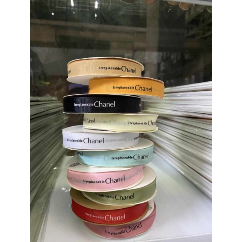 Ruy băng gân mẫu chữ 2cm đủ màu