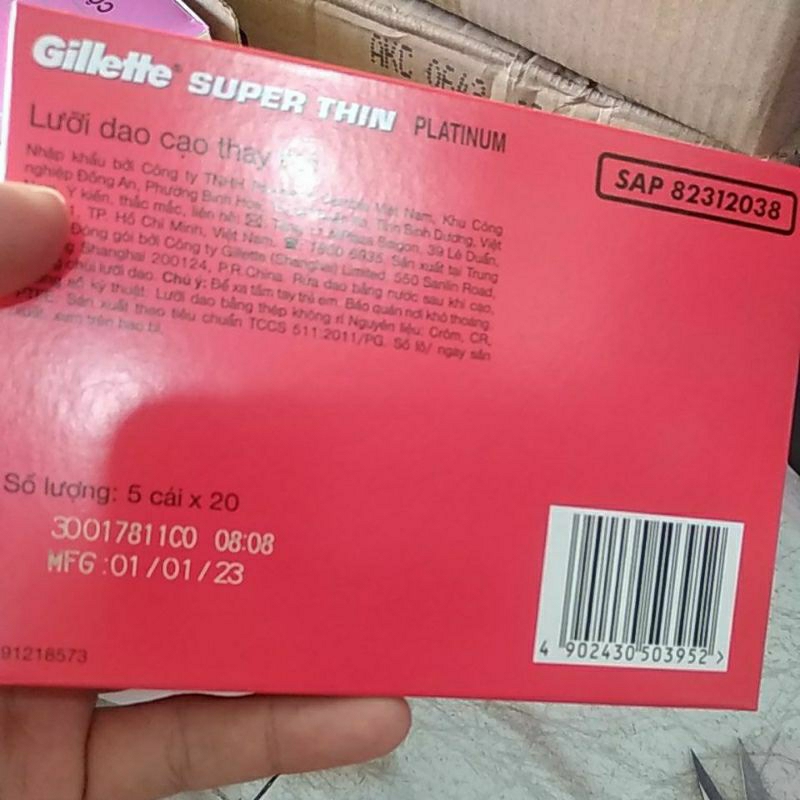 Lưỡi lam gillette ông già 1 vỉ 100 lưỡi lam  siêu bén