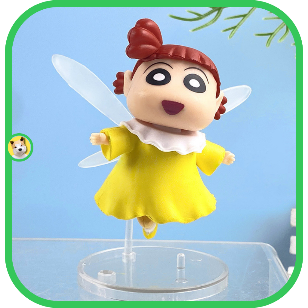 Mô hình Shin Cậu bé bút chì Shin Chan cánh cụt gấu tuyết Shinosuke 6 cm dễ thương bền màu tiệm đồ chơi Beocaz an toàn