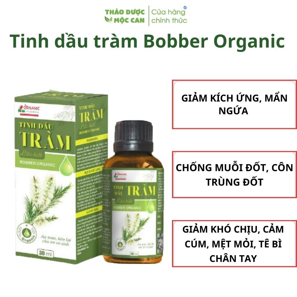 Tinh dầu tràm Bobber Organic, Tinh dầu nguyên chất giảm kích ứng da