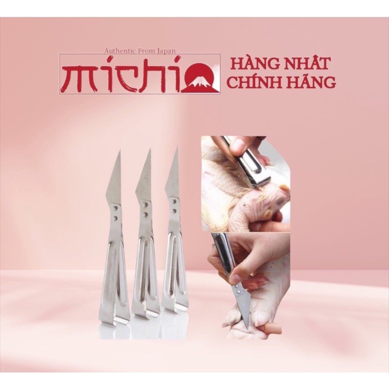 Nhíp Nhổ Lông Gà Lông Vịt Kèm Dao Làm Móng Giò, Làm Lòng Đa Năng
