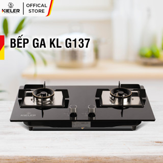 Bếp gas mặt kính cường lực KIELER KL-G137 tiết kiệm gas, công suất mạnh 5000W, mặt bếp chịu nhiệt tốt - Miễn phí lắp đặt