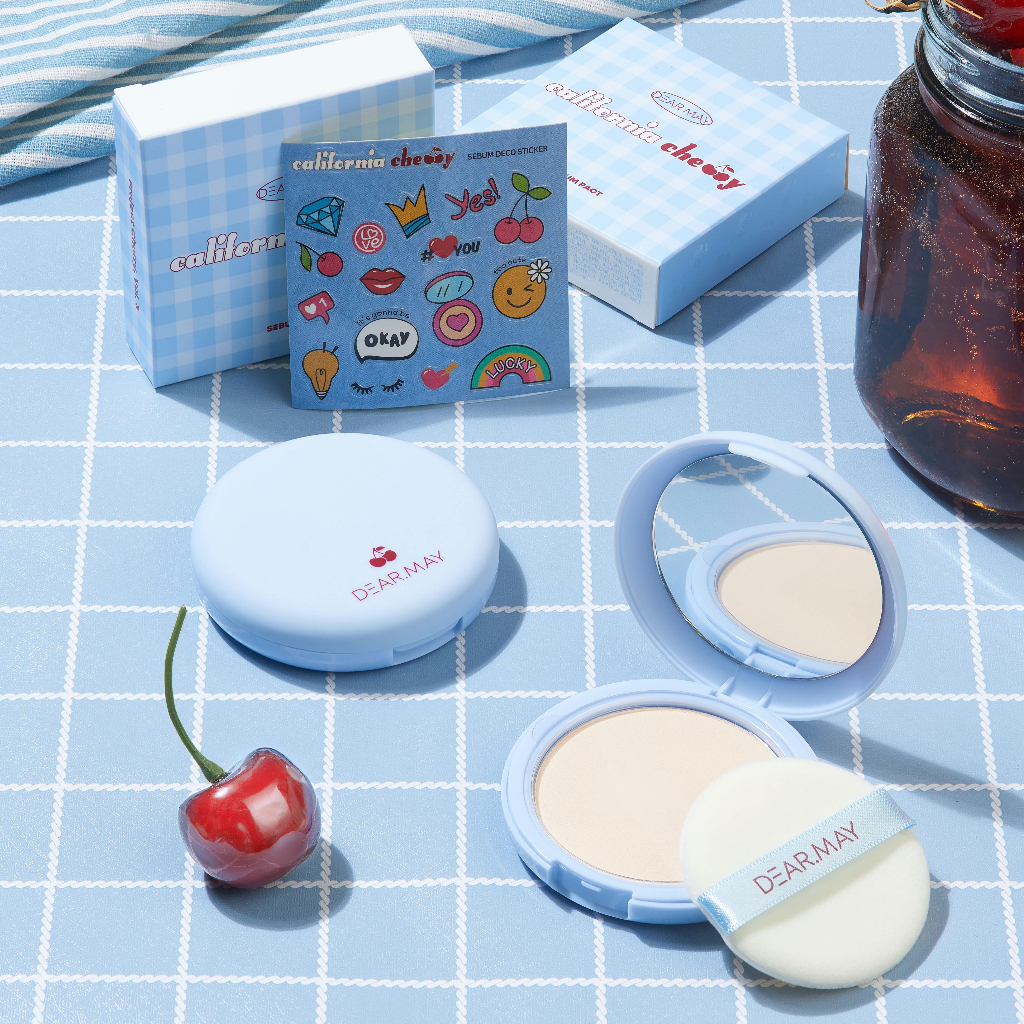 Phấn Phủ Kiềm Dầu Dạng Nén Dearmay California Cherry Sebum Pact