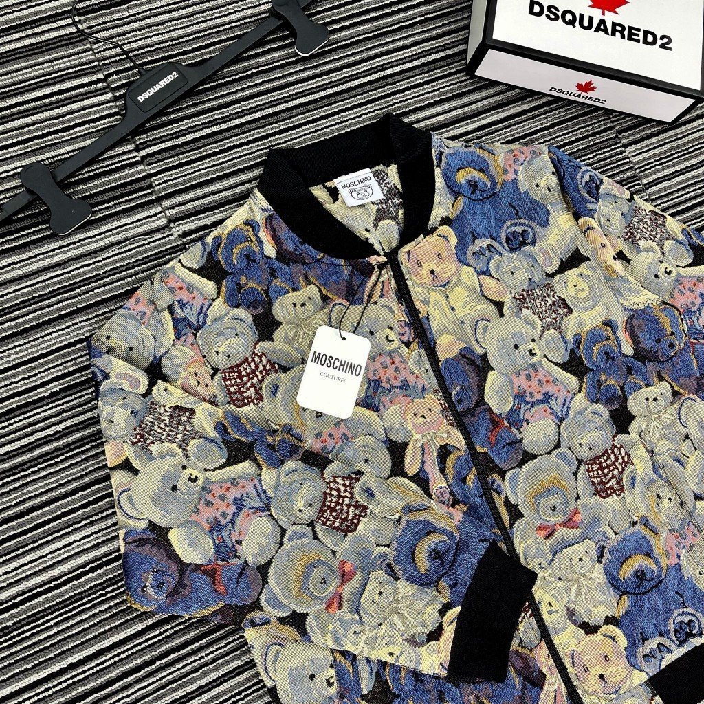 Áo khoác nam nữ GẤU 2 lớp chun tay bo gấu bản hot 2023 HN85U