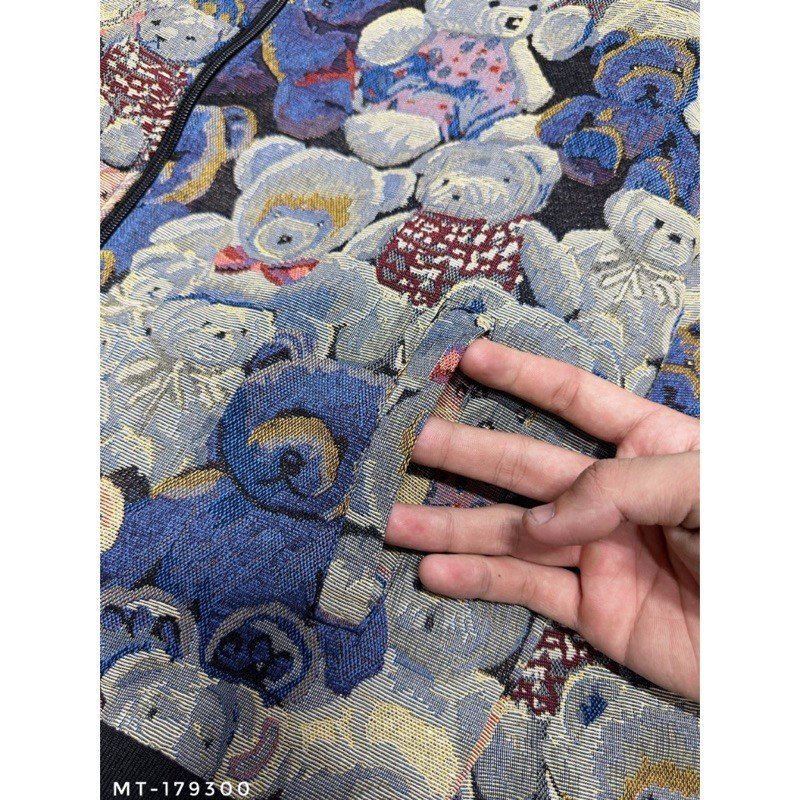 Áo khoác nam nữ GẤU 2 lớp chun tay bo gấu bản hot 2023 HN85U