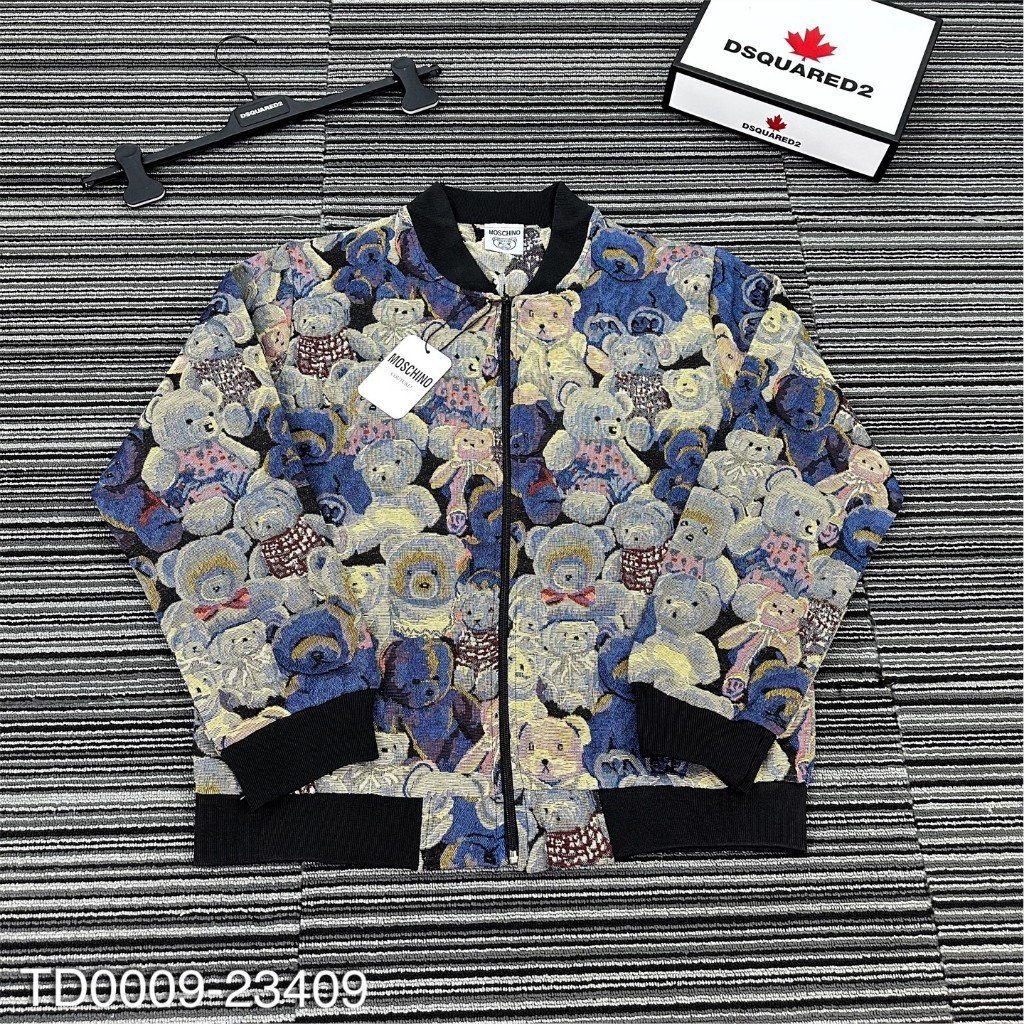 Áo khoác nam nữ GẤU 2 lớp chun tay bo gấu bản hot 2023 HN85U