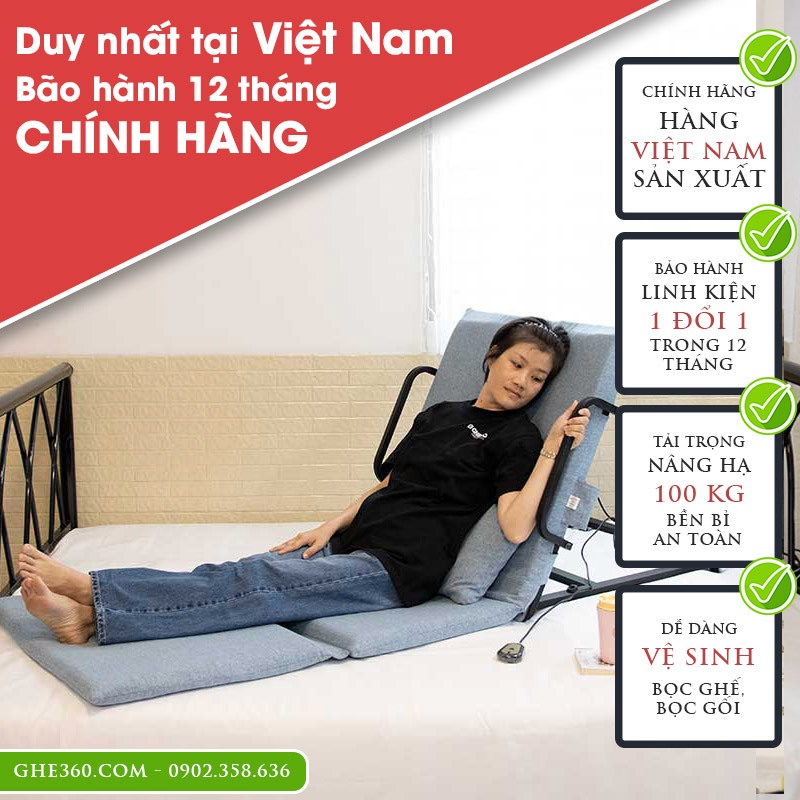 Thiết Bị Nâng Hạ bệnh nhân tự động, đệm nâng hạ người bệnh - Hỗ trợ nâng đỡ người già, người cao tuổi, người tai biến