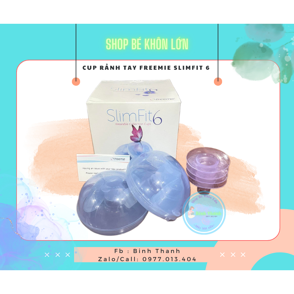 Cup rảnh tay Freemie SlimFit 6 chính hãng