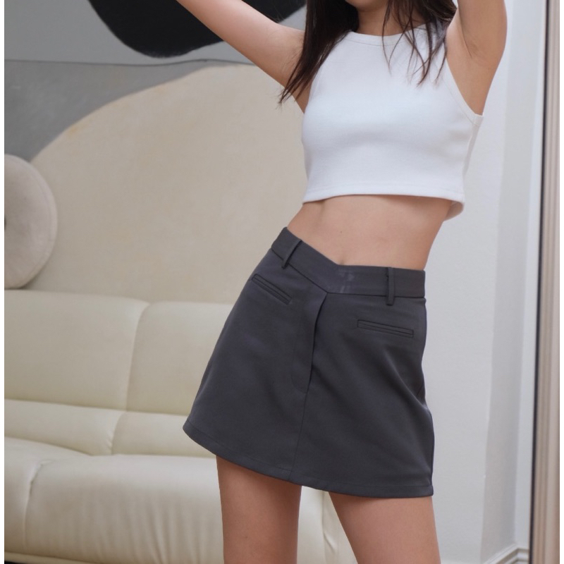 Chân Váy Mini Lưng V Délice