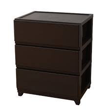 Tủ nhựa DECONY 3 ngănDCNW-3 màu nâu