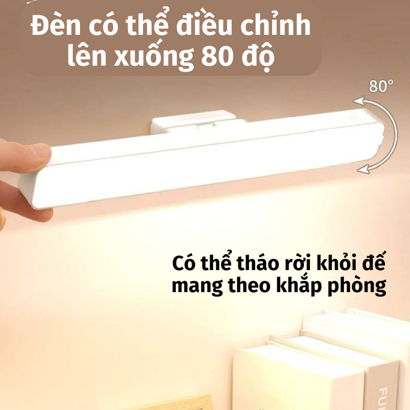 Đèn Học Đèn Led Để Bàn Tích Kiệm Điện Năng Kèm Điều Khiển Từ Xa LEON_OFFICIAL