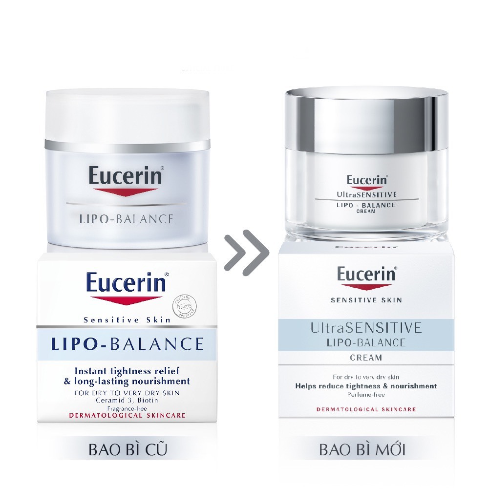 Eucerin - Kem Dưỡng Ẩm Cho Da Khô Và Nhạy Cảm Eucerin Lipo Balance (50ml)