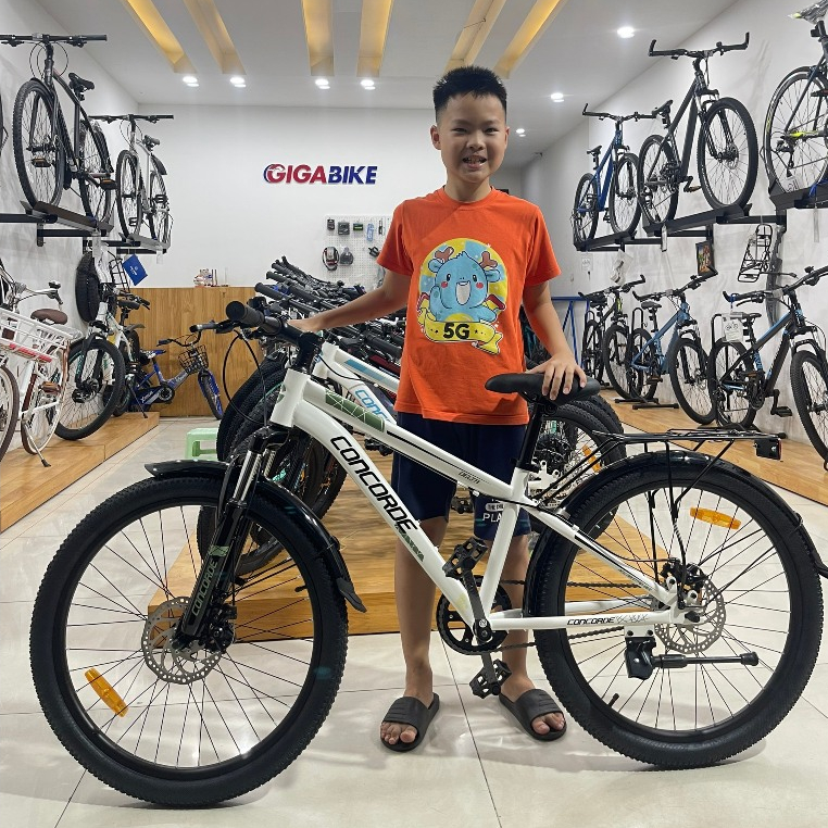 Xe đạp thể thao MTB CONCORDE DELTA, phanh đĩa, bánh 24" phiên bản 2024