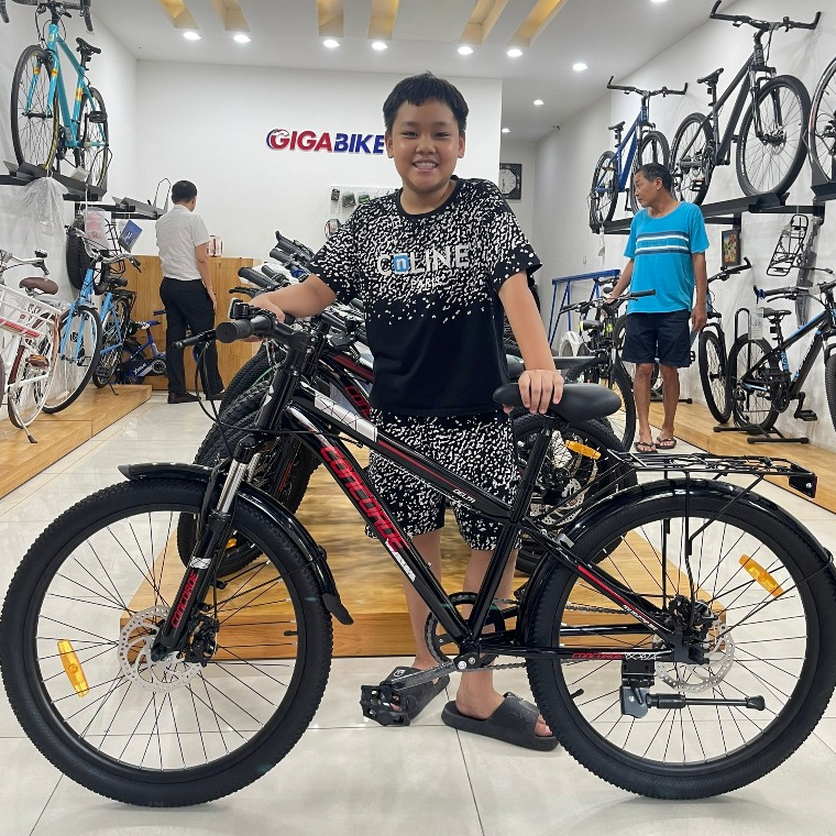 Xe đạp thể thao MTB CONCORDE DELTA, phanh đĩa, bánh 24" phiên bản 2024