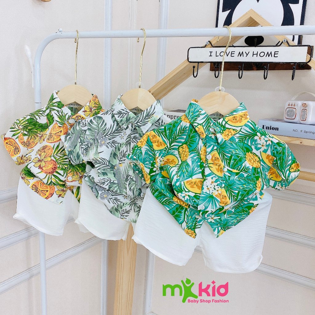 Bộ Hè Cho Bé  6-25kg💖Đồ bộ cộc tay Chất Đũi cao cấp không nhăn cho bé trai bé gái với họa tiết Caro dễ thương cho bé