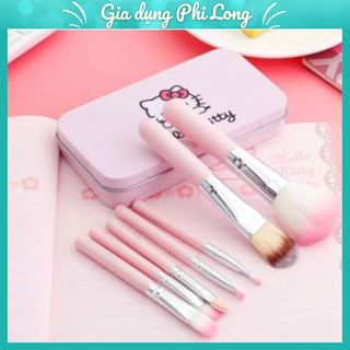 Bộ cọ trang điểm 7in1 Hello Kitty dễ thương