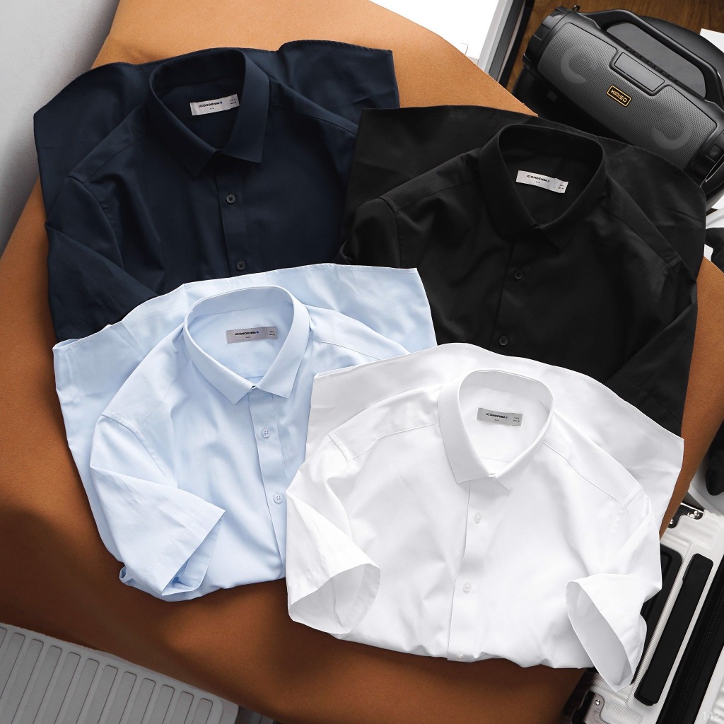 Áo sơmi nam tay ngắn ICONDENIM SlimFit - SMID0142