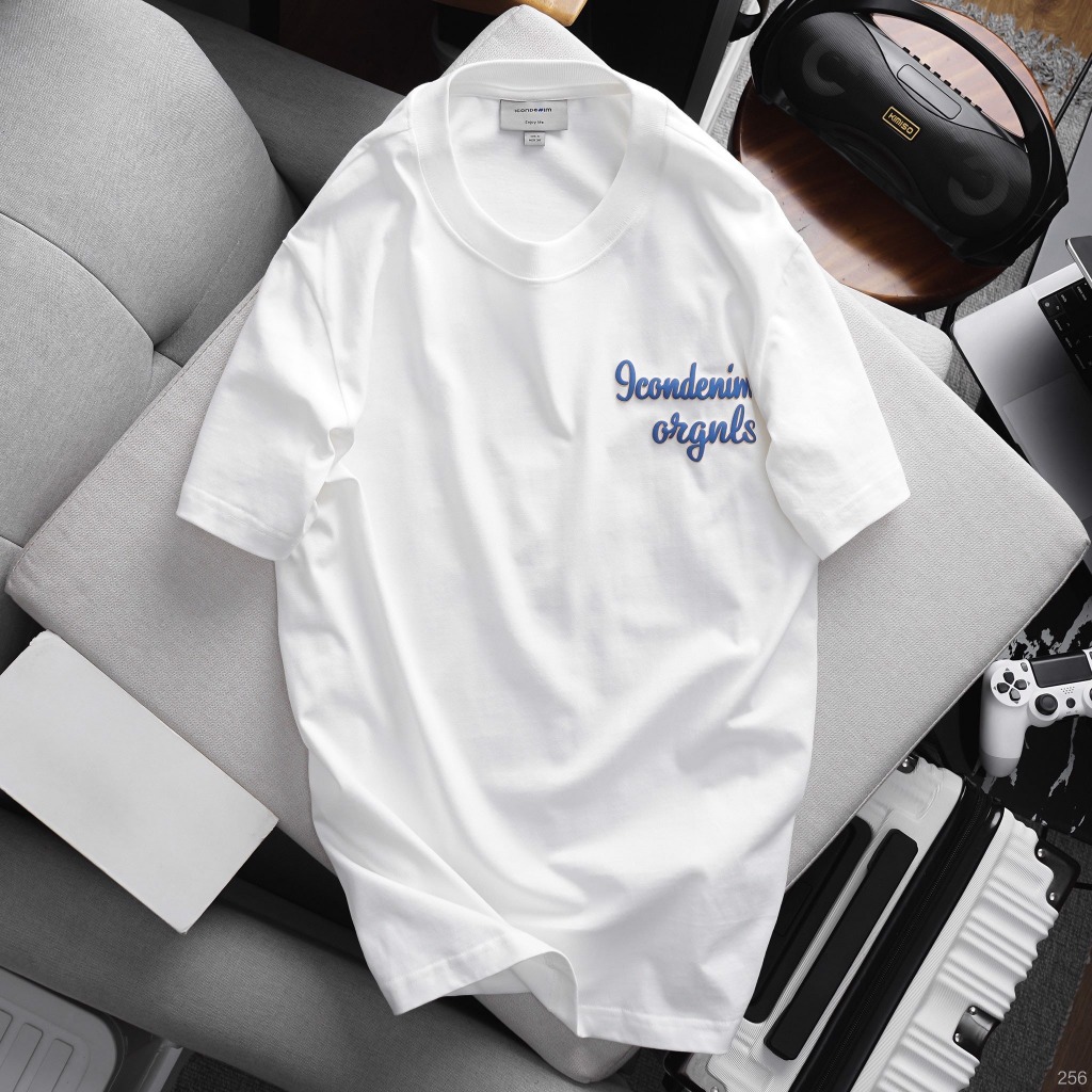 Áo thun nam ICONDENIM Delicious Meal Bánh Mì chất Cotton mềm mịn co giãn tốt - ATID0256