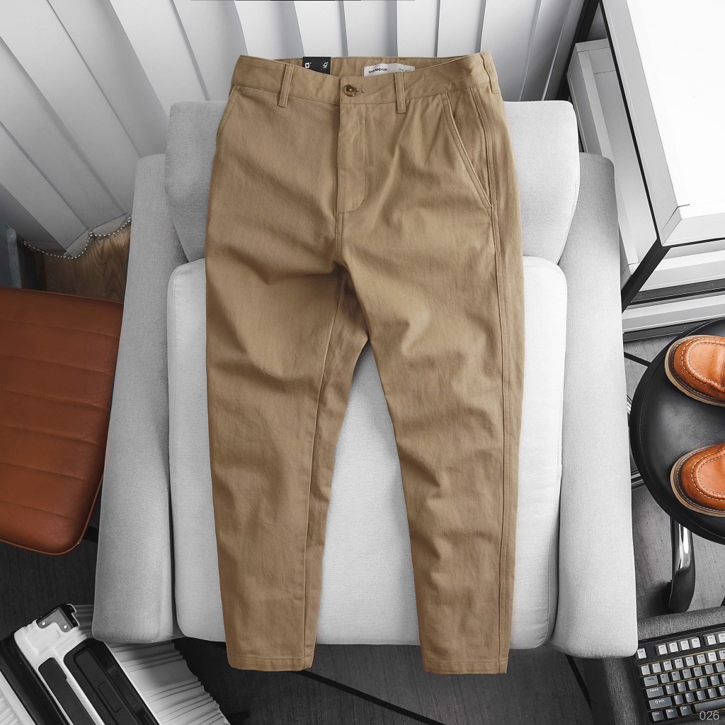 Quần kaki nam ICONDENIM form Straight Fit cá tính năng động - QKID0026