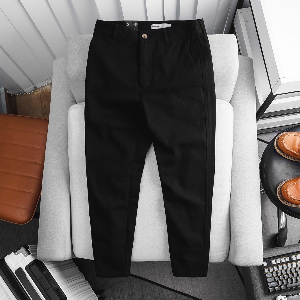 Quần kaki nam ICONDENIM form Straight Fit cá tính năng động - QKID0026