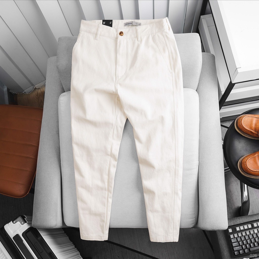Quần kaki nam ICONDENIM form Straight Fit cá tính năng động - QKID0026