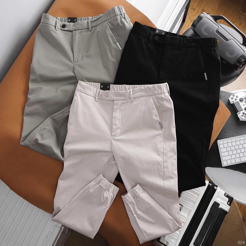 Quần kaki nam ICONDENIM Skinny phối lưng thun co giãn tốt - QKID0024