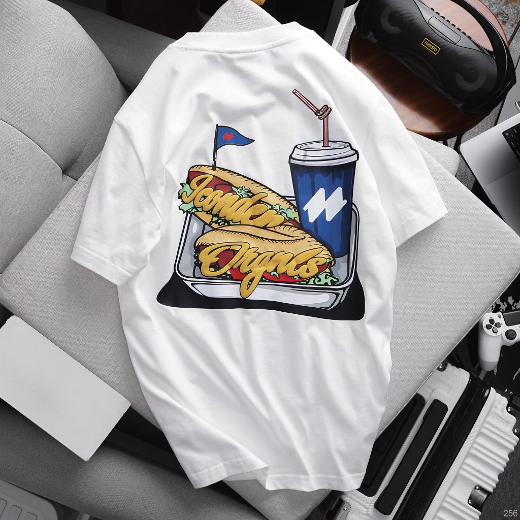 Áo thun nam ICONDENIM Delicious Meal Bánh Mì chất Cotton mềm mịn co giãn tốt - ATID0256