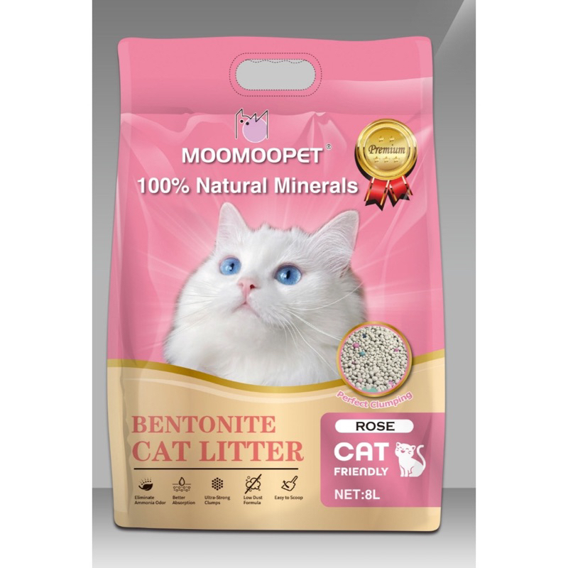 Cát MooMooPet 8L-4kg. Cát vệ sinh cho mèo