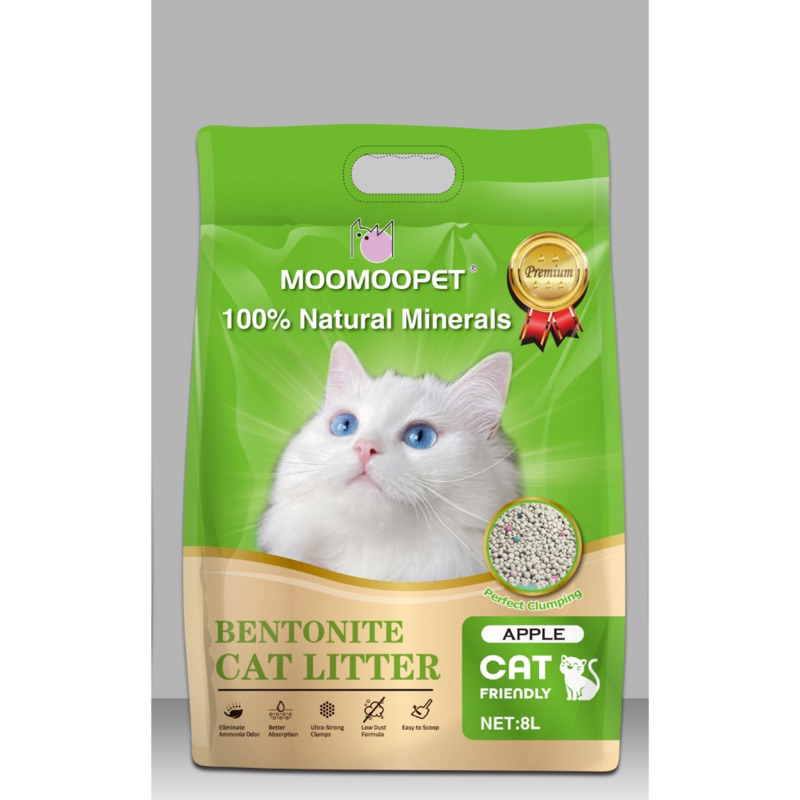 Cát MooMooPet 8L-4kg. Cát vệ sinh cho mèo