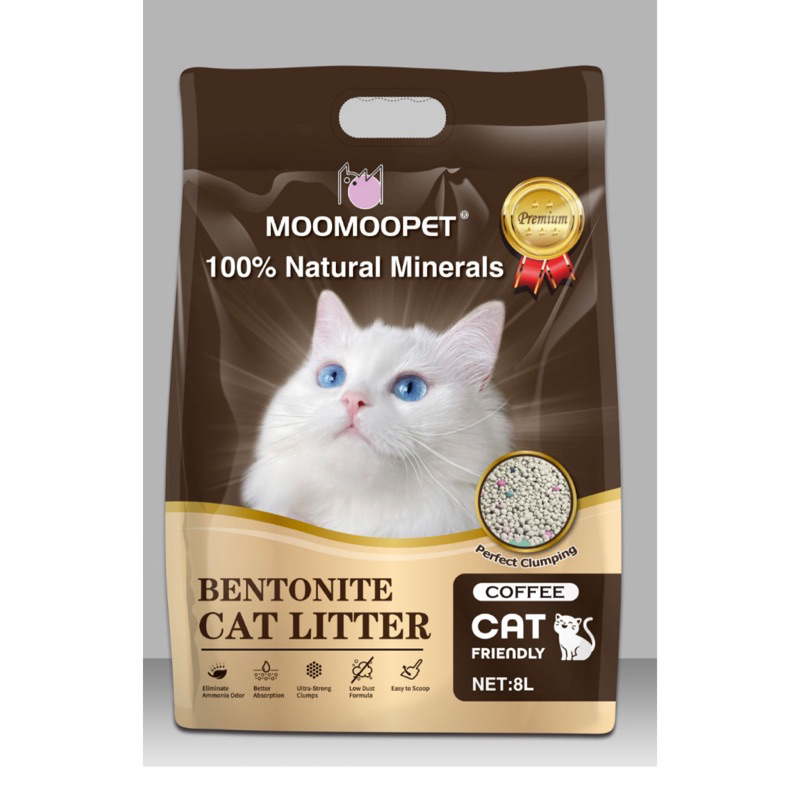Cát MooMooPet 8L-4kg. Cát vệ sinh cho mèo