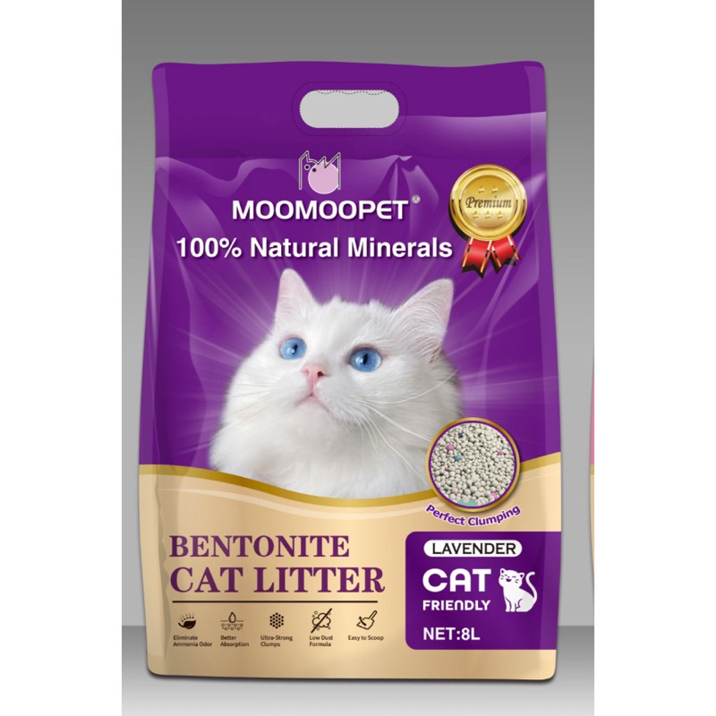Cát MooMooPet 8L-4kg. Cát vệ sinh cho mèo