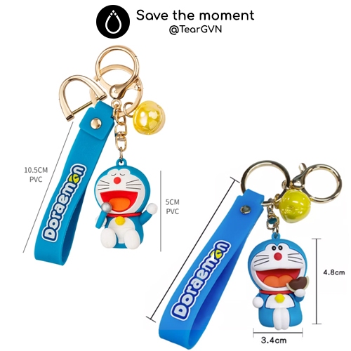 Móc khóa Doraemon Doibear chính hãng chủ đề Nobita và Doraemon đôi bạn tri âm