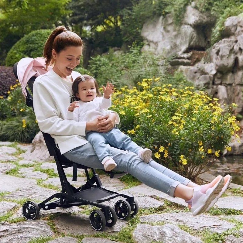 Xe đẩy du lịch cho bé MSTAR có thể ngồi và nằm, có tay vịn, siêu nhẹ, có thể gập lại đeo lên vai khi đi du lịch