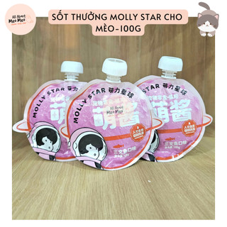 Súp thưởng molly star bò, gà, vịt, cá cho mèo 100g