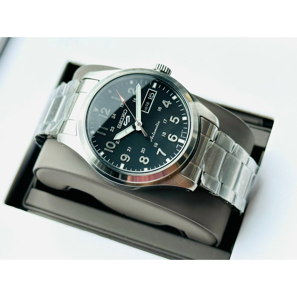 Đồng hồ chính hãng nam Seiko SRPG27K1 Black - Máy cơ tự động - Kính cứng