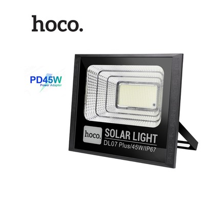 Đèn ngoài trời năng lượng mặt trời Hoco DL07 PLUS  công suất cao 45W 2000mAh, chống nước IP67, tiện lợi cao cấp