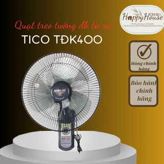 (HÀNG CHÍNH HÃNG) Quạt treo tường điều khiển từ xa TICO TDK400
