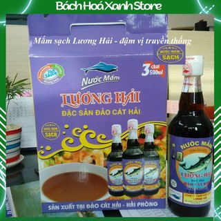 Mắm chắt cao cấp Cát Hải 500ml 30 độ đạm - Mắm truyền thống thương hiệu Lương Hải [Chính Hãng]