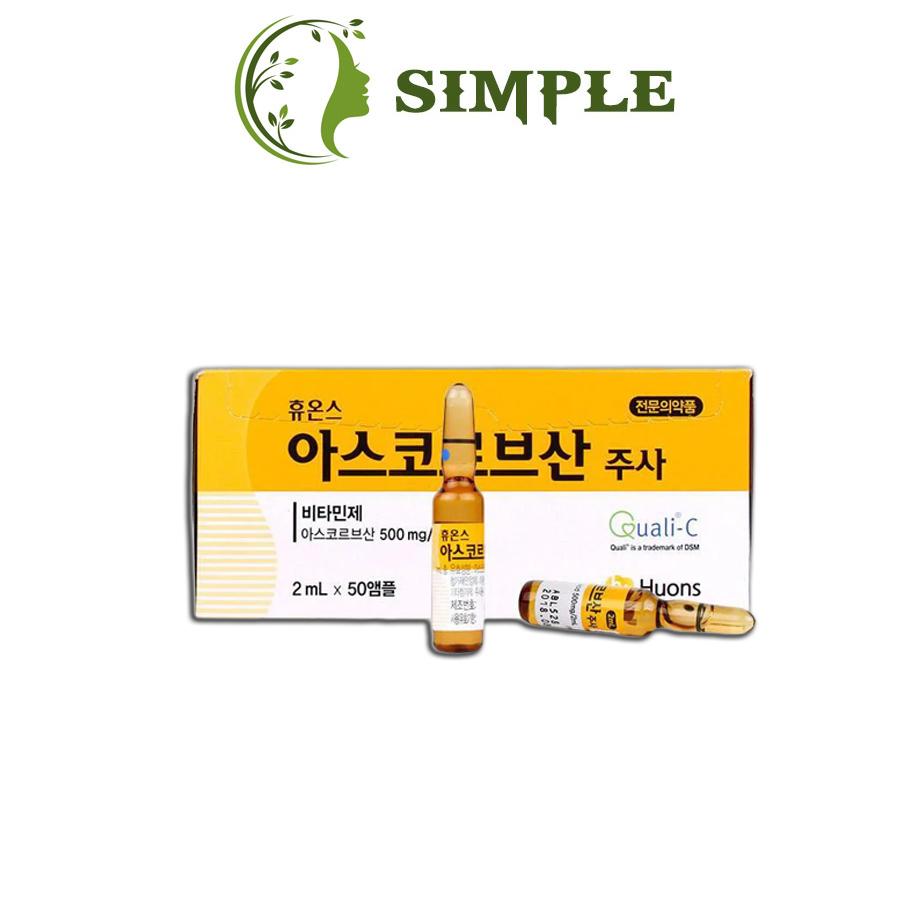 Tinh Chất Serum, Vitamin C Hàn Quốc 1 Vỉ 10 Ống - 1 Hộp 50 Ống Chính Hãng Hàn Quốc.