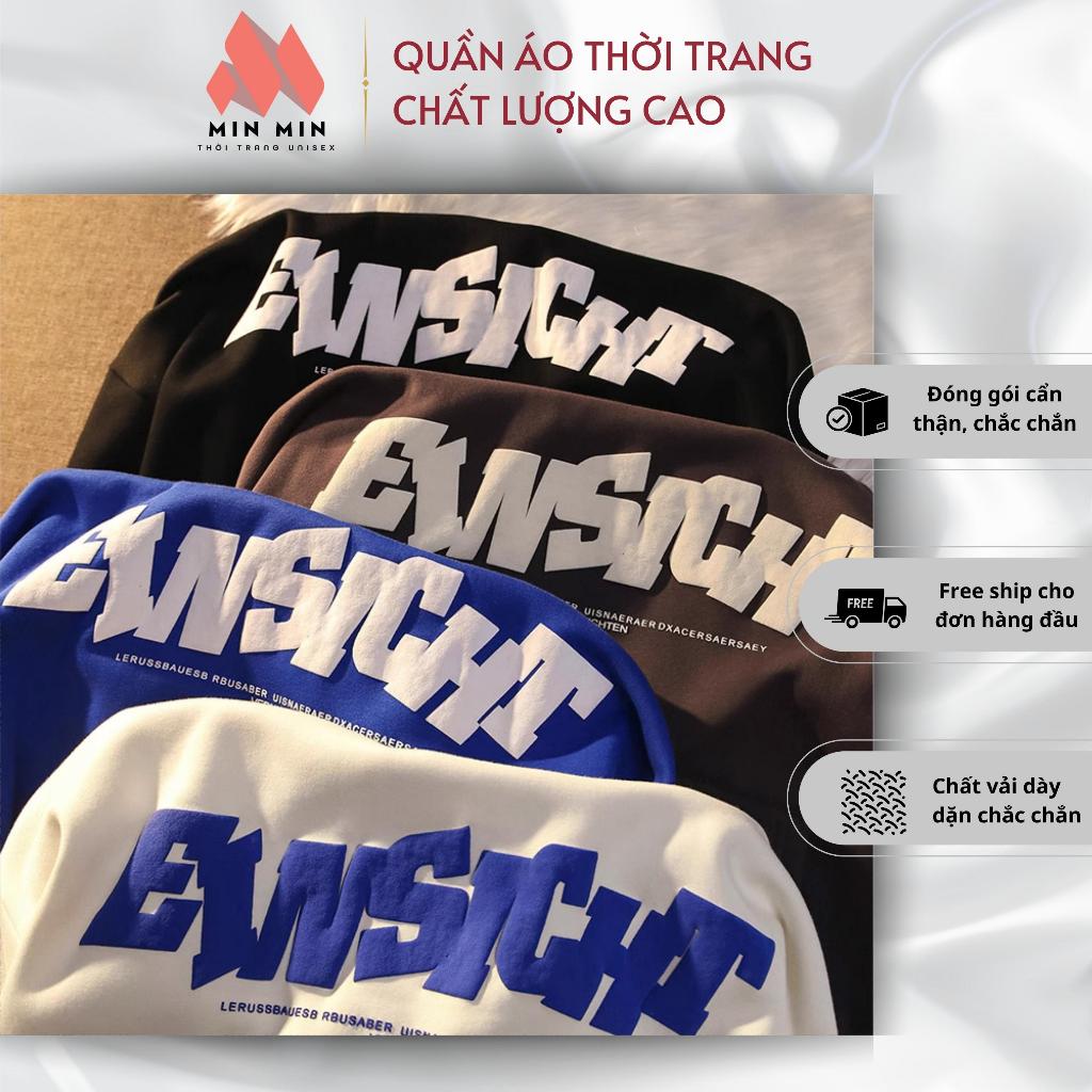 ÁO HOODIE EINSICHT phong cách Hàn Quốc trẻ trung thời thượng phù hợp với mọi lứa tuổi Shop Min Min
