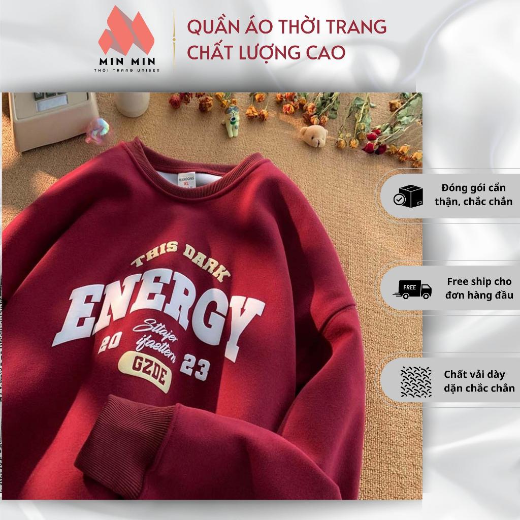 Áo Hoodie thời trang Enegry loại có mũ và không có mũ, áo thời trang mùa đông Unisex siêu xinh siêu hot