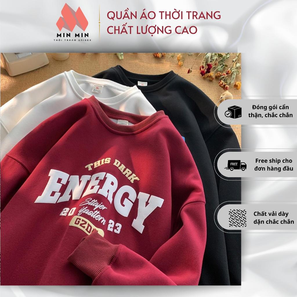 Áo Hoodie thời trang Enegry loại có mũ và không có mũ, áo thời trang mùa đông Unisex siêu xinh siêu hot