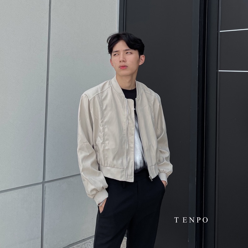 ÁO BOMBER FORM CROP GIÓ TENPO NHIỀU MÀU